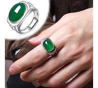 SXSWCH 925 Sterling Silver Open Agate Emerald Ring 2.5ct Women's Created Emerald Rings Sapphire Rings for Women May Birthstone Ring September Birthstone Ring Emerald Cut Engagement Ring（Blue）