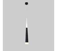 SXSWCH Gold Mini Pendant Light Bar LED Long Tube Hanging Ceiling Lamp Acrylic Black Modern Suspension Droplight Linear Chrome Foyer Chandelier for Staircase Bedside Bedroom Hallway Living Room