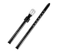 SXSWCH Mini Watch Band 6mm Genuine Leather Bracelet Womens Fashion watchband Small Strap (Color : 26mm, Size : 6mm)
