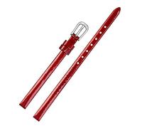 SXSWCH Mini Watch Band 6mm Genuine Leather Bracelet Womens Fashion watchband Small Strap (Color : 26mm, Size : 6mm)