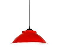 SXSWCH Pendant Light Industrial Style Speaker Chandelier Single Single -Headed Workmade Lampshade Color Metal Hanging Lights Adjustable Height Ceiling Hanging Lamp for Kitchen Island Bar Lantern