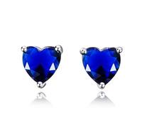SXSWCH Women's Stud Earrings Real 925 Sterling Silver Jewelry Earrings With Stones Wedding Party Birthday Gifts For Girl