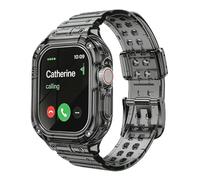 SXTDDSP Compatible with Apple Watch Bands 38mm 40mm 41mm 42mm 44mm 45mm, Clear Sport Band for iWatch Series 9/8/7/6/5/4/3/2/1/SE