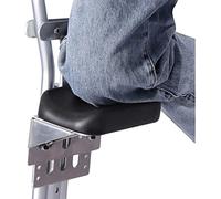 SXTYFBB Hands Free Crutch with Padded Seat - Height Adjustable Leg Support for Disability Elderly Injury, Ankle Fracture - Universal Forearm Walking Aid for Pain Free Mobility
