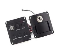 SXTYOPT Acoustic Guitar Pickups Acoustic Guitar Piezo Pickup EQ Equalizer Classic Tuner Musical Instrument Accessories