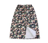 SXTYYH 3 In 1 Bed Pads Washable Waterproof Multipurpose Waist Adjustable Leak-Proof Urine Skirt Incontinence Bed Pads Pee Pads for Adults Elderly Sofa Wheelchair(M,Floral)