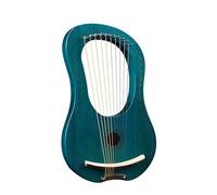 SXTYYH 7,10 Metal Strings Lyre Harp Mahogany Lap Harp with Picks, Tuning Wrench, Cleaning Cloth for Beginner Adult Kids(10 noter E)