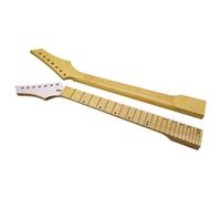 SXTYYH 7 Strings Guitar Neck 24 Frets Left Hand White Head Original Color Canadian Maple Diy Professional Unfinished Replacement Electric Guitar Neck Jazz Bass Neck
