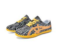 SXTYYH Kung Fu Shoes for Outdoor Tai Chi, Light Jogging, Chinese Traditional Martial Arts Shoes with Non-Slip Sole Practice and All-Day Grounding Comfort(Black,3UK)