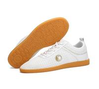 SXTYYH Kung Fu Tai Chi Shoes Lightweight Netcloth Breathable Sports Martial Arts Shoes for Training, Qi Gong and Wing Chun(White,6 UK)