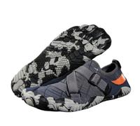 SXTYYH Lightweight Barefoot Shoes Women and Men Flexible Tai Chi Kung Fu Shoes for Martial Arts Training Grounding, Comfortable for All Day Wear(Grey,9.5 UK)