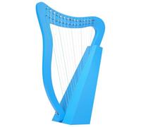 SXTYYH Lyre Harp, 15,19,23 String Lap Harp Mahogany Body Musical Instrument for Adult Kids Beginner with Tuning Wrench Black Gig Bag(15-note - basket color)