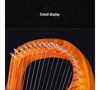 SXTYYH Lyre Harp 16, 19 Strings Beginner Portable Lap Harp Set for Adult Kids Beginner Musical Instrument with Tunning Wrench(16 Speaker Piano Panda)