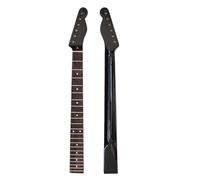 SXTYYH Right Hand 22 Frets Guitar Neck Canadian Maple Paddle Head Replacement Unfinished TL Neck Guitar Handle Neck Rosewood Fretboard Electric Guitar Parts