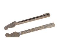 SXTYYH St Electric Guitar Neck Tiger Stripe 6 Strings 21 Frets One-Piece Baritone Guitar Neck Diy Universal Guitar Handle Accessories