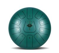 SXTYYH Steel Tongue Drum 6,10,12,14 Inch Chakra Drum for Rain with Accessories for Adults Kid Beginner Meditation, Yoga, Hand Pan Instrument(10 inches,Green)