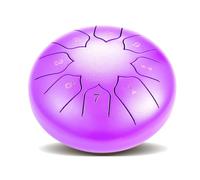 SXTYYH Steel Tongue Drum 6,10,12,14 Inch Chakra Drum for Rain with Accessories for Adults Kid Beginner Meditation, Yoga, Hand Pan Instrument(6 inches,Purple)