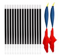 Sxutop 17 PCS Magic Wand Plastic Magician Wand Black and White Kids Magic Wands Gimmick Spell Casting Stick Magic Scarf Props Supplies Scarf for Wizard Witch Magician Costume Party Bag Filler