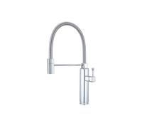 SXWYLZ Kitchen Taps Mixer with Pull Out Spray 360° Swivel Spring Hose Tap 2 Mode Sink Taps Single Handle Hot and Cold,Chrome