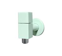 SXWYLZ Wall Mounted Brass Tap Kitchen Sink Taps Cold Water Tap for Mop Pool Washing Machine Single Handle,Green