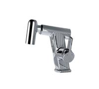 SXWYLZ Washbasin Rotating Tap with Pull Out Spray 3 Mode Bathroom Taps with Pull Out Shower Attachment Mixer Sink Tap Single Handle Hot and Cold,Chrome