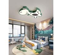 Sxxrdz 30W Dimmable Ceiling Light Kids Dinosaur Chandelier, Acrylic Flush Mount LED Close To Ceiling Light Fixtures, Modern Flush Mounted Lighting fixture for Kids Room Nursery Theme Hotel