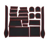 SXXTS Door Groove Mats for Nissan X-Trail 2008-2012, Gate Slot Storage Mats Dustproof Durable Cup Holder Pad Car Accessories