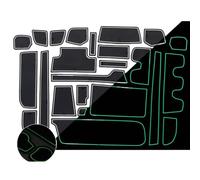 SXXTS Door Groove Mats for STEP WGN, Gate Slot Storage Mats Dustproof Durable Cup Holder Pad Car Accessories,White