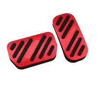 SXXTS Foot Rest Dead Pedal Pad Cover for Toyota FORTUNE CHR IZOA, Auto Pedal Covers Anti-Slip Durable Car Accessories,Red