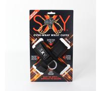 SXY Cuffs Deluxe Neoprene Bondage Cross Cuffs Black