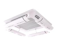 SXYCKRUI 4 Pack Adjustable Air Vent Deflector, 19-34in Retractable Vent Deflectors for Home Ceiling, Prevent Direct Blowing, Anti-Condensation
