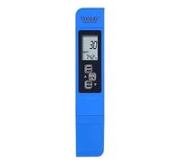 SXYGYWA Water Tester TDS Meter Digital Water Tester Digital 0-14 PH Meter Tester 0-9990ppm TDS & EC LCD Water Purity PPM Aquarium Filter With Batteries(TDS blue Battery)