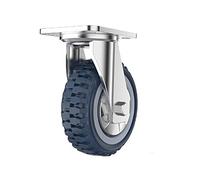SXYKXYDL Industrial Transport Casters,Heavy Duty Wheel,Furniture Swivel Casters with Brake,Trolley Mute Caster,One Wheel Load-Bearing 450Kg,Off-Road Type,4in-rotating
