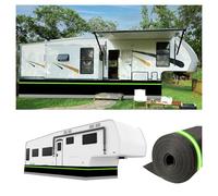 SXYKXYDL No Drilling Required 5th Wheel Skirt 0.8m Tall 5th Wheel Skirt Iron Mesh at the Bottom Rv Accessories for Inside,24m/78ft