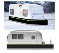 SXYKXYDL No Drilling Required 5th Wheel Skirt 0.8m Tall Skirting for Mobile Home Exterior Iron Mesh at The Bottom Rv Accessories Inside