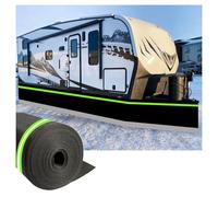 SXYKXYDL No Drilling Required Rv Skirt 31 Tall Skirting for Mobile Home Exterior Iron Mesh at the Bottom Rv Storage and Organization,32m/105ft