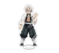 SXYNIO Ghost Killing Standing Tokitou Muichiro,Rengoku Kyoujurou,Uzui Tengen,Kanroji Mitsuri Acrylic Figure Stand Cute Figures Standing Model Desktop Decoration about 16cm (6)