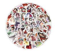 SXYNIO Heaven Official's Blessing Stickers Cute Xie Lian Hua Cheng Figure PVC Waterproof Graffiti Stickers Suitable for Laptop Skateboard Phone Travel Case Guitar Bike Notebook DIY Dekoration