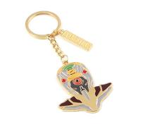 SXYNIO NEON GENESIS EVANGELION Keyrings EVA-00 PROTO TYPE,EVA-01 TEST TYPE,EVA-02 PRODUCTION MODE Model Figure Pendant Keychain EVA Fans Cosplay Accessories (C)