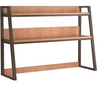 SXZenSpace 2 Tier Industrial Ladder Desktop Bookshelf, Bookcase, Multifunctional Freestanding Storage Rack Display Shelf Office, Home Decor, Kitchen (Color : B, Size 95cm)