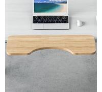 SXZenSpace Adjustable Keyboard Tray, 55x24cm Computer Desk Extension, Ergonomic Arm Support Platform, Clip Design for Space-Saving, Ideal Home Office and Gaming