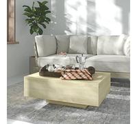 SXZenSpace Coffee Table Sonoma Oak 85x55x31 cm Engineered Wood Small Modern Design Robust and Durable for Living Room Bedroom