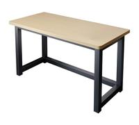 SXZenSpace Computer Desk,Home & Office PC Laptop Study Writing Table Workstation,Modern Simple Industrial Style,for Gaming,Home,or Office,Stand-Alone Workstation Or Corner Side Table(Natural,