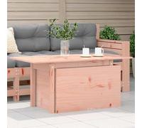 SXZenSpace Douglas Wood Adjustable Garden Table 100 x 50 cm, Lift-Top Coffee to Dining Solid Wood, Robust Outdoor Furniture for Patio Balcony Conservatory Summer House