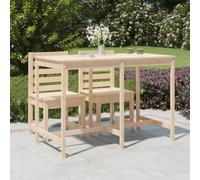 SXZenSpace Garden Coffee Table 159.5x82.5x110 cm Solid Pine Wood Rustic Patio for Balcony Terrace Outdoor Dining, Easy Assembly