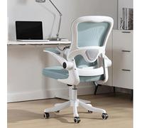 SXZenSpace Office Gaming Computer Desk Chair Ergonomic Comfy Mesh Home Chair-Adjustable 3D Lumbar Support,Flip-up Armrest,Swivel Tilt-for Study,Working,Executive,Living,Bedroom,Dining Room (B