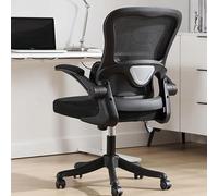 SXZenSpace Office Gaming Computer Desk Chair Ergonomic Comfy Mesh Home Chair-Adjustable 3D Lumbar Support,Flip-up Armrest,Swivel Tilt-for Study,Working,Executive,Living,Bedroom,Dining Room (B
