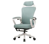 SXZenSpace Office Gaming Computer Desk Chair Ergonomic Comfy Mesh Home Reclining Feature,S-Shaped Back Support,Adjustable Footrest,Versatile Armrests for Study,Working,Executive,Living (Green