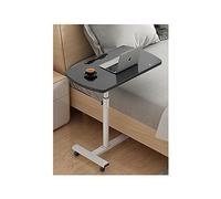 SXZenSpace Portable Folding Laptop Table for Sofa and Bed Adjustable Height Width Tilting Desk Overbed Chair Black Color with Lockable Design.