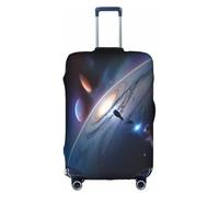sxzvvbn A Fascinating Universe S Elastic Suitcase Protector Double Sided Zip Luggage Cover for Travel Business 18-32in